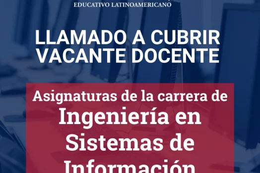 Búsqueda de docentes para asignaturas de la Carrera de Ingeniería en Sistemas de Información de UCEL