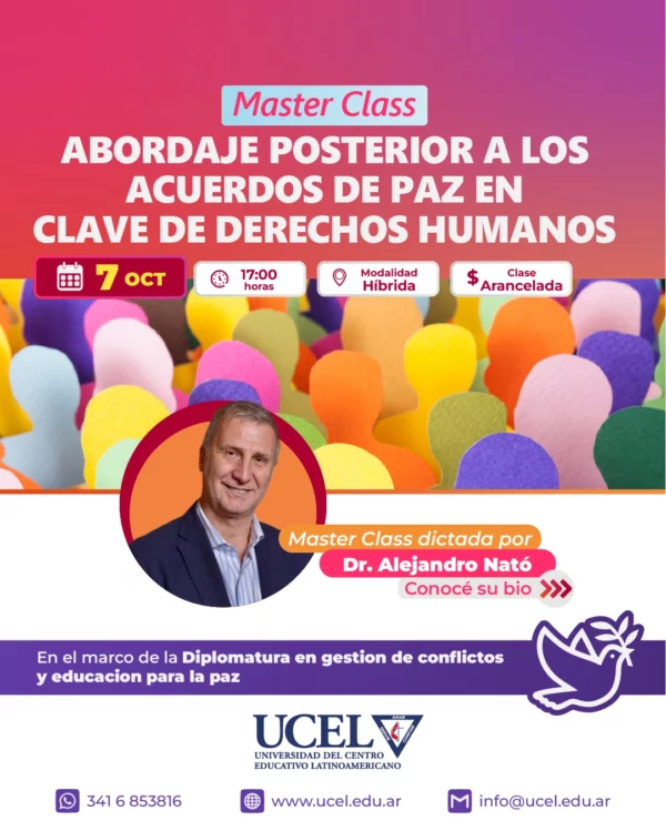 Master Class: Visión, análisis y abordaje de la conflictividad social