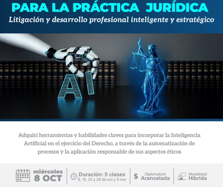 Diplomatura en IA Generativa y LegalTech para la práctica jurídica