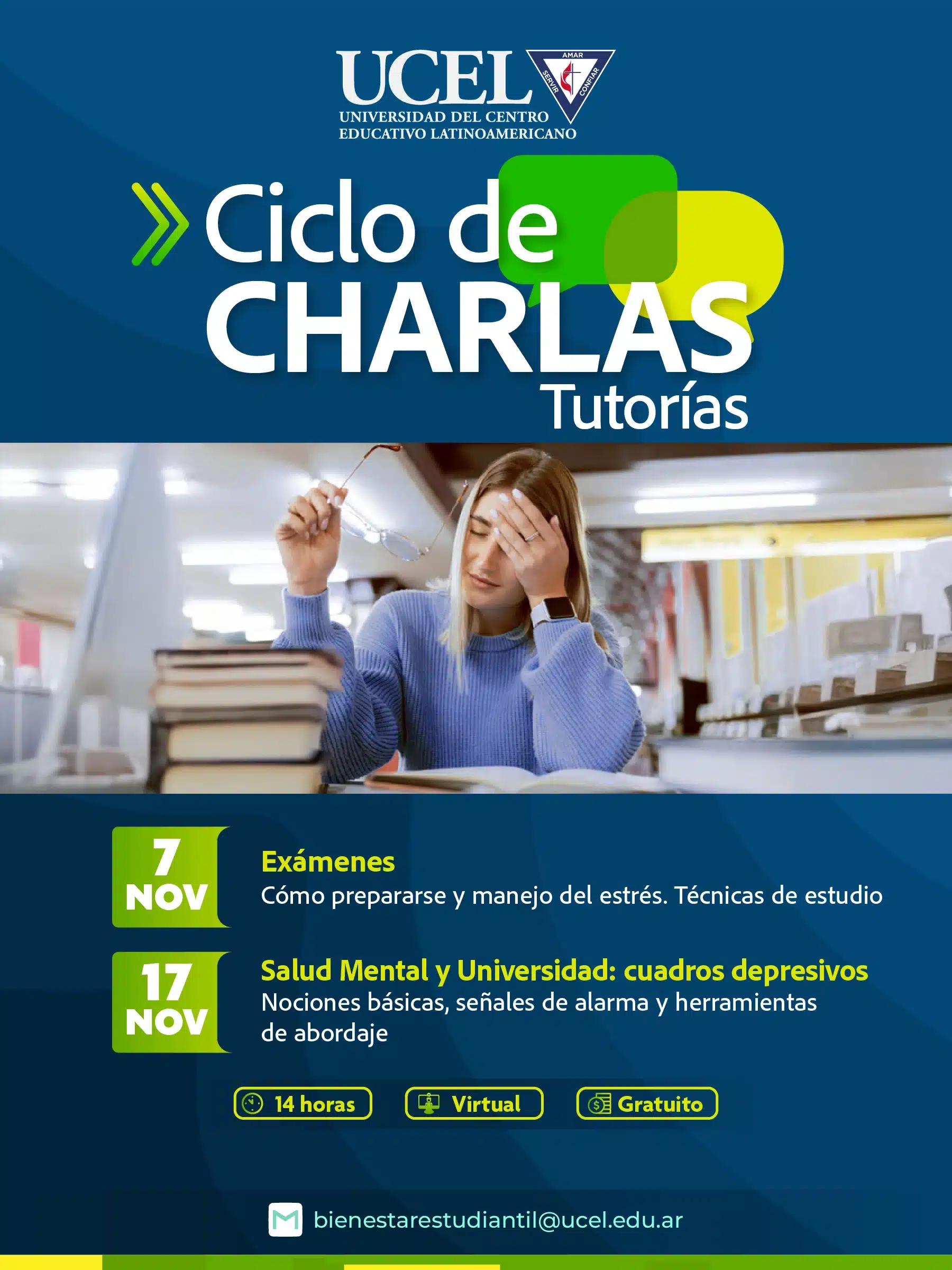 🧠 Ciclo de Charlas Tutorías UCEL