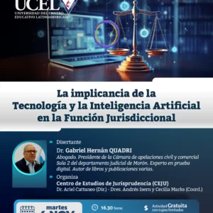Jornada: La implicancia de la tecnología y la IA en la función jurisdiccional
