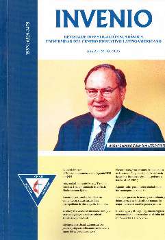 Invenio : Revista de Investigación Académica. Universidad del Centro Educativo Latinoamericano.
